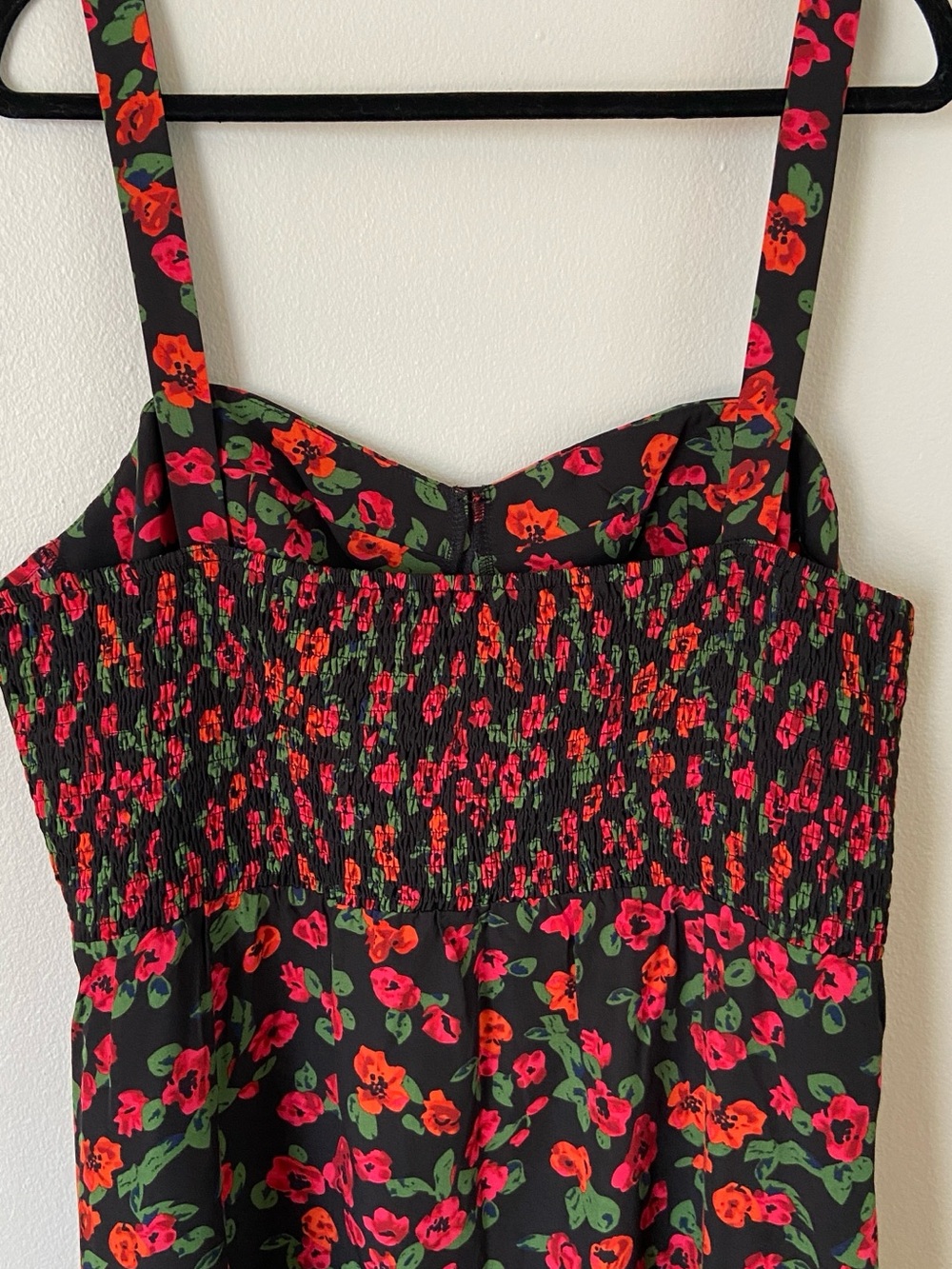 Cider Black Slip Dress with Floral Print - Picture 3 of 5